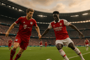Prediksi Bayern Munich vs Arsenal 2025 – Duel Filosofi Sepak Bola Modern